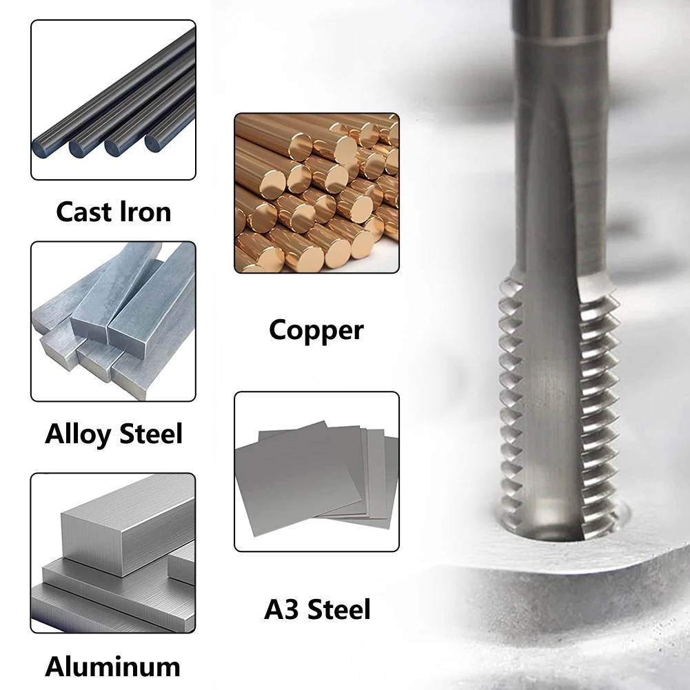 Metalworking Supplies 5/8-27 UNS Tap Die Right Hand Tap Die Set Applications Diameter 38mm Ferrous For General Materials