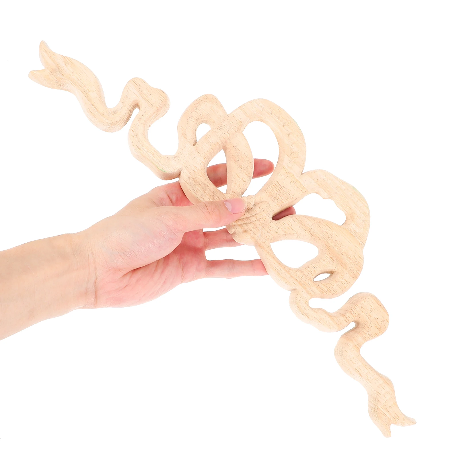 

Solid Bow Knot Carving Decorative Appliques Furniture Wall Decoration Living Room Carved Wood Frame Wood Onlay