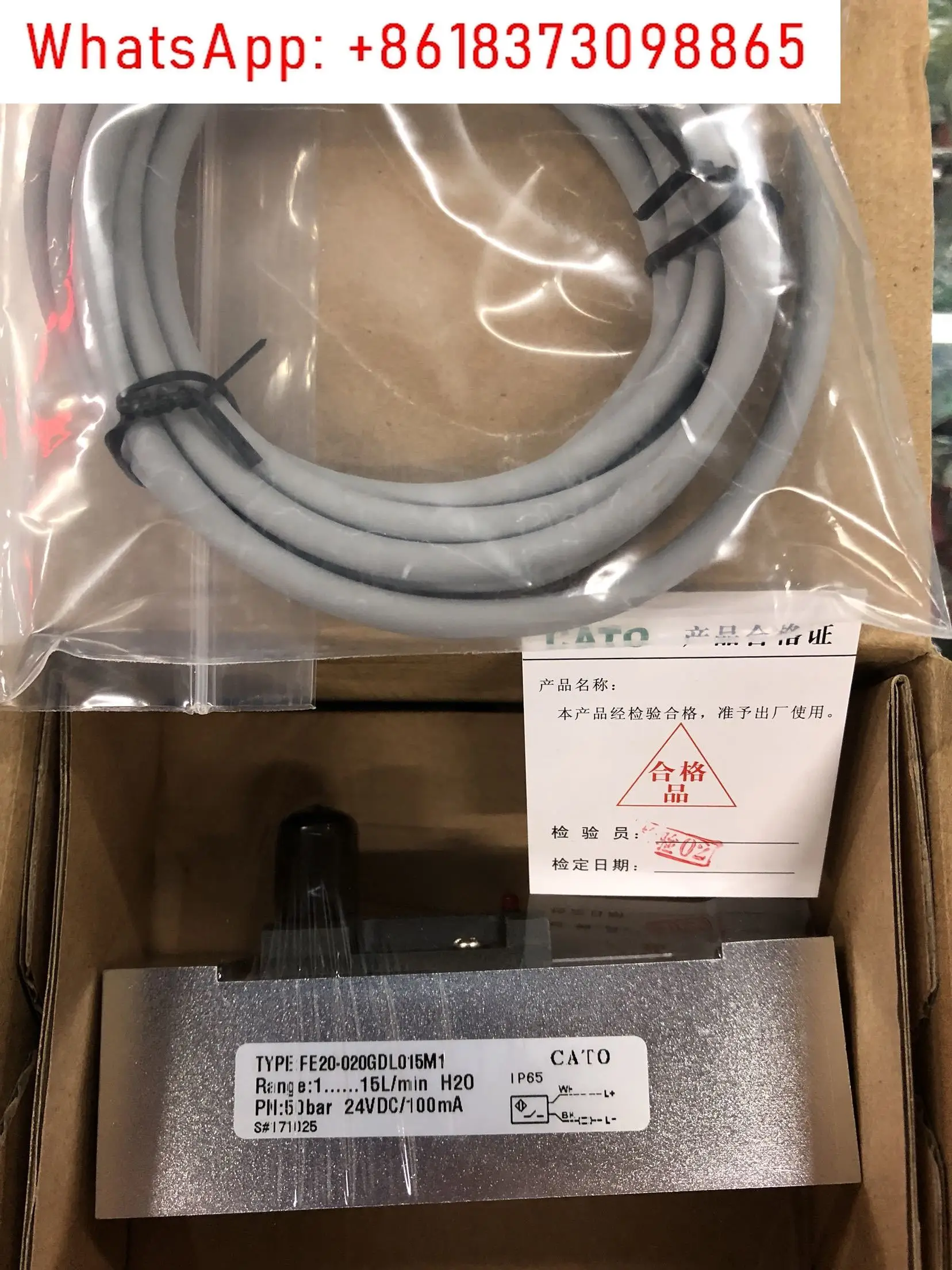 1 PCS CATO FW20-015GDL015M1 Sensor de Fluxo