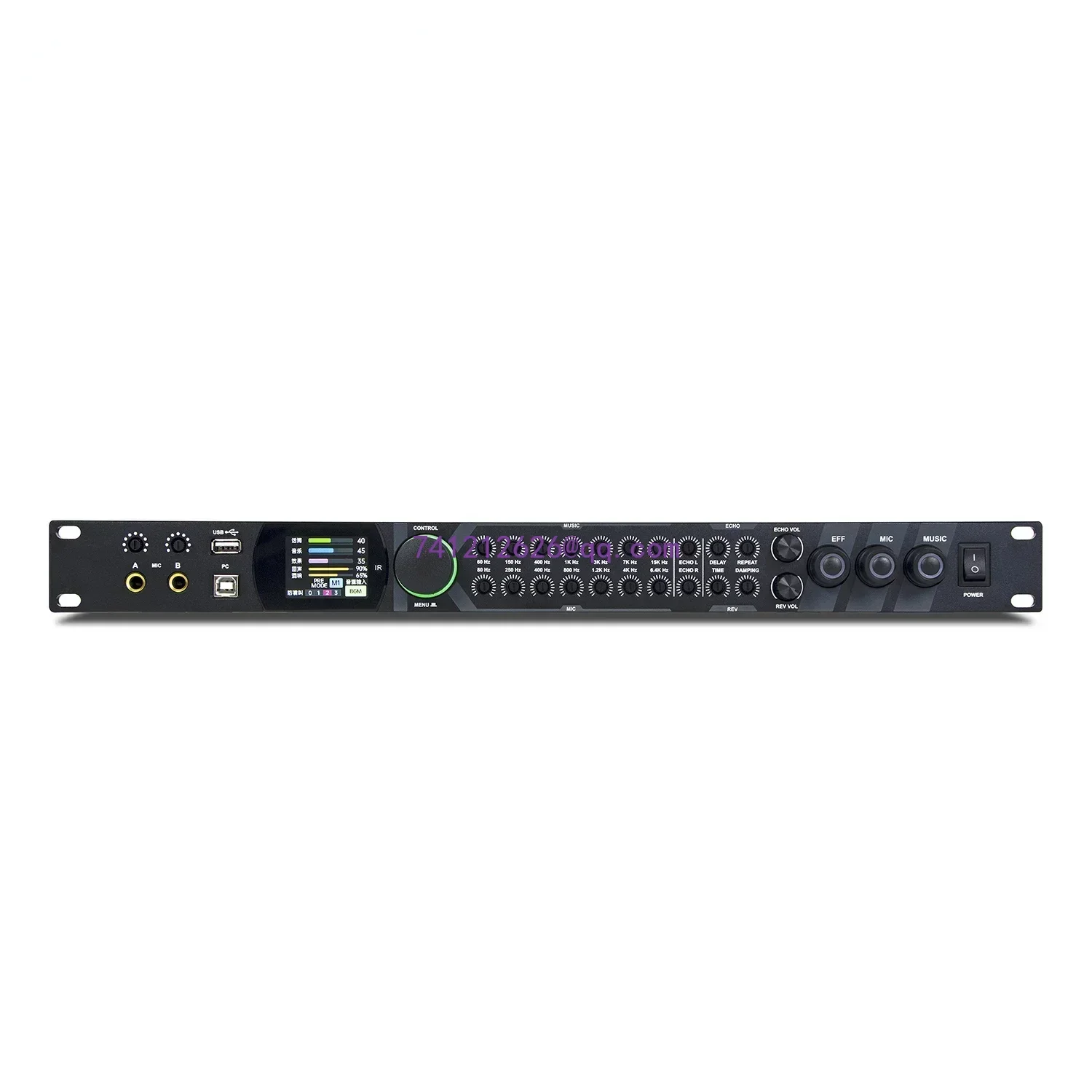 Professional Digital Pre-stage Effect Anti-howling Audio DSP Processor with Blueteeth For House Karaoke