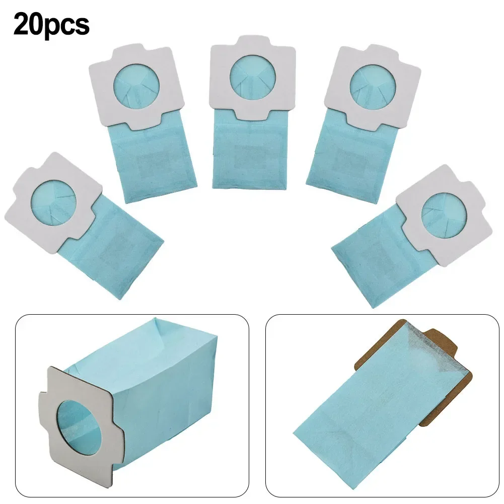 20 Pcs Vacuum Cleaner Dust Bags For Makita CL121DZX DCL182ZB DCL182ZW 194566-1 194565-3 Household Vacuum Cleaner Dust Bag