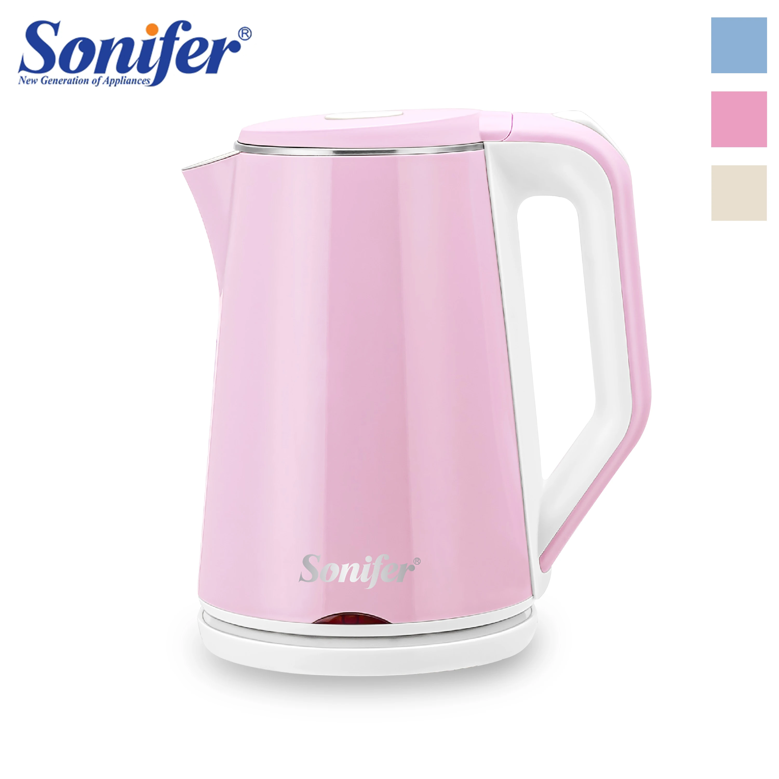 

Sonifer 1.8L Electric Kettle Stainless Steel Kitchen Appliances Smart Kettle Whistle Kettle Samovar Tea Thermo Pot Gift SF2076