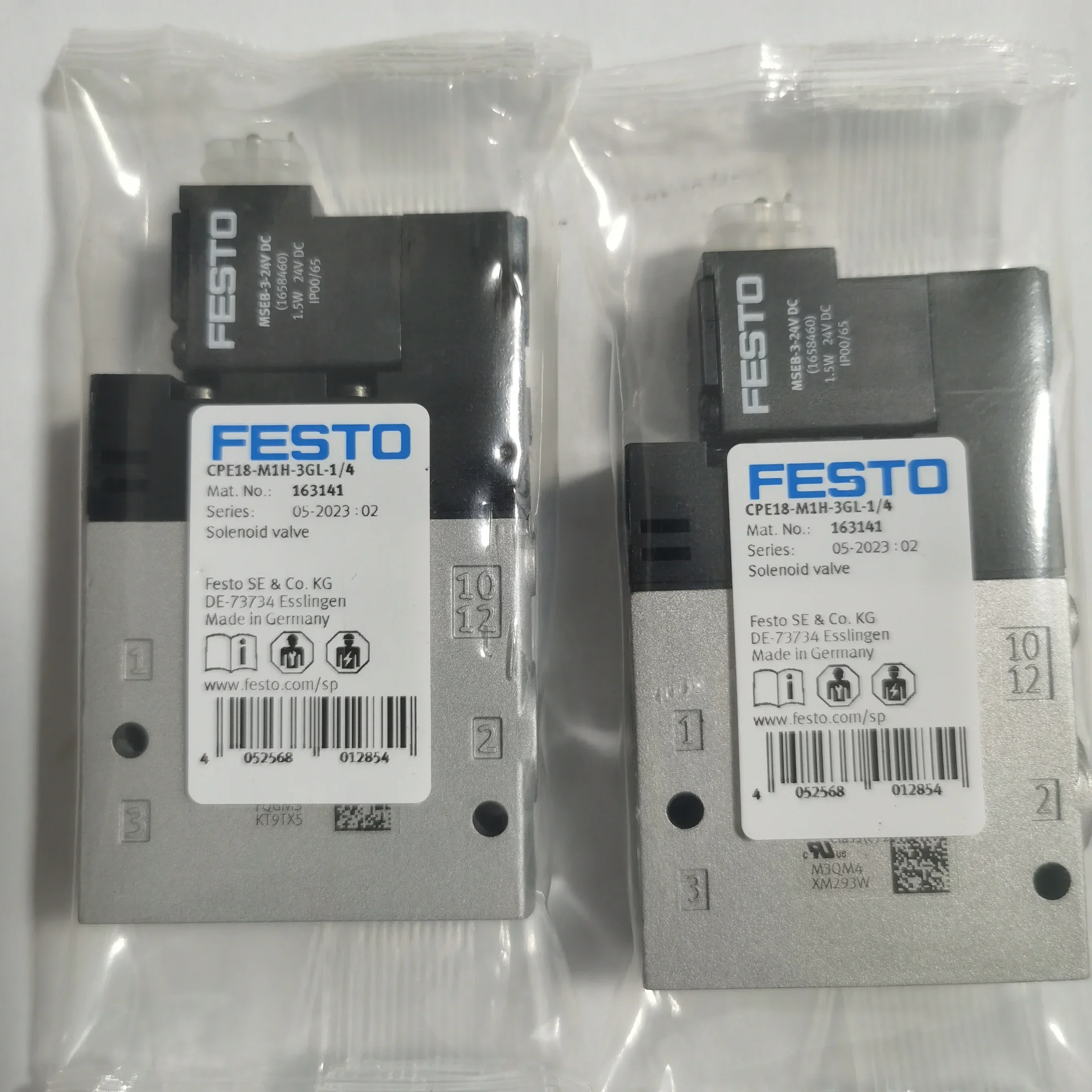 FESTO CPE18-M1H solenoid valve 163141 163142 163143 170247 170249