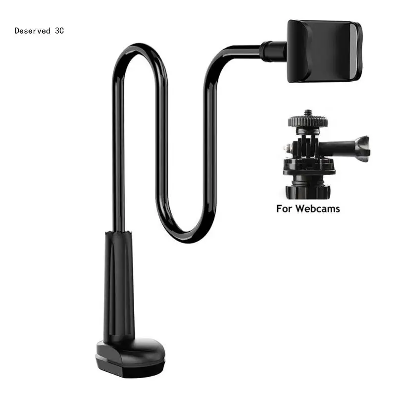 Adjustable Camera Clamp Bracket Universal Lazy Stand for Table Bed Sideboard