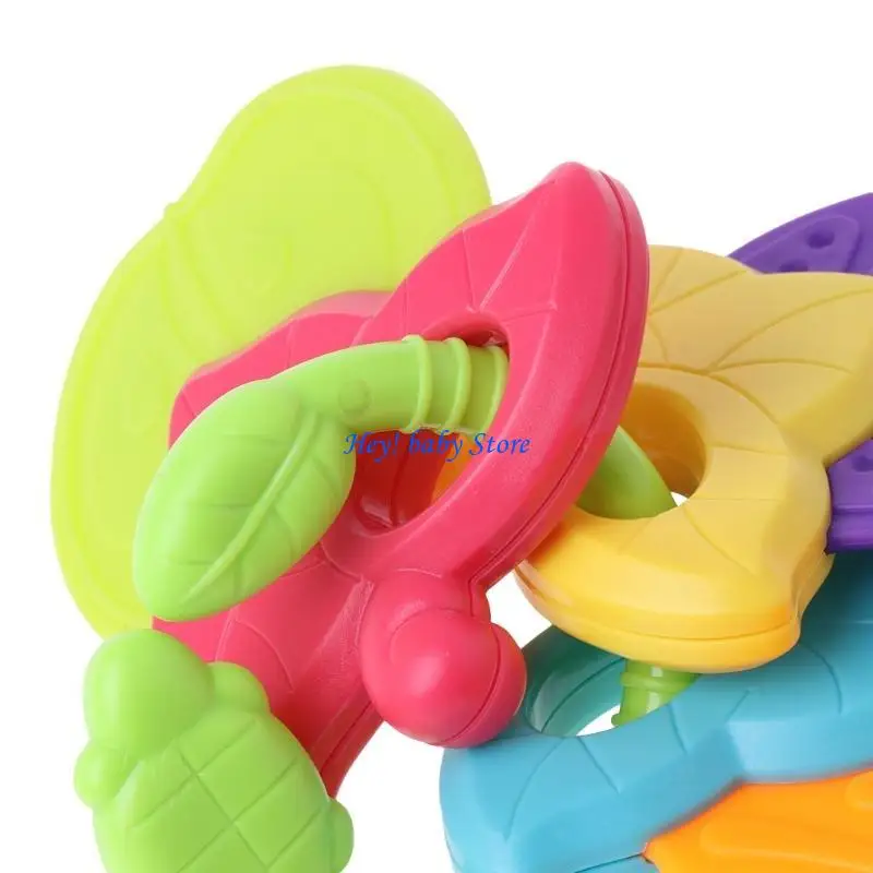 Q1FE Baby Beaby Legith Lotes Clotfully Silicone Fruit Fruit To Theother Bracelet DIY