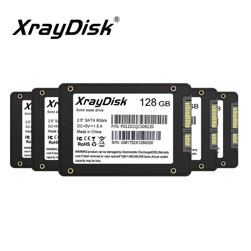 Wholesale Xraydisk Sata3 Ssd 128GB*5 256gb*5 512GB*5 Hard Disk Disc 2.5 