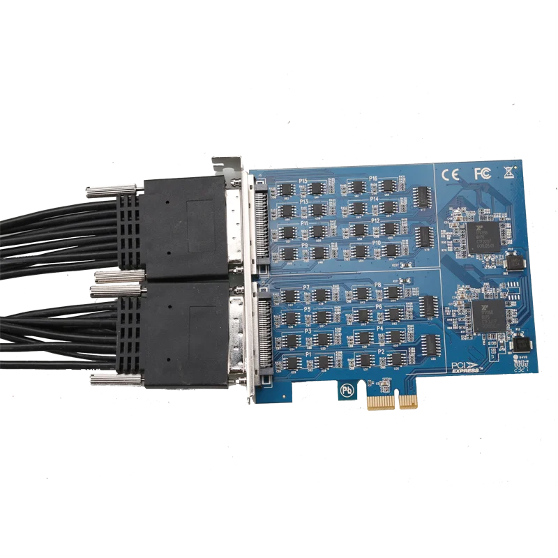

Последовательная карта PCI Express PCIe 16 портов RS239, адаптер, многопортовый RS485 RS422 PCIe1X на 16-портовый контроллер RS232/422/485, автомобильный