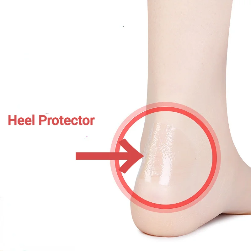 20pcs Heel Protector Skin Patches Stickers Waterproof Invisible Anti Blister Friction Feet Heel Protection Pad