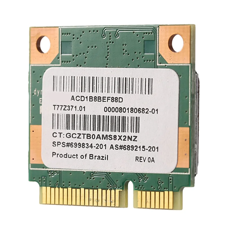 5PCS 150Mbps 2.4Ghz RT3290 802.11B/G/N Scheda Wlan Wireless WIFI + Bluetooth BT 4.0 Mezza Mini PCI-E Card per HP CQ58 M4