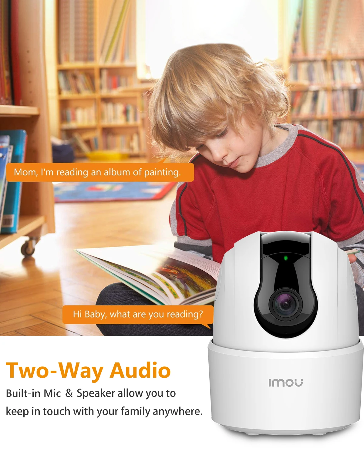 IMOU Ranger 2C 4MP Home Wifi Câmera de segurança Detecção humana Detecção de movimento Vigilância Câmera IP sem fio Rastreamento inteligente