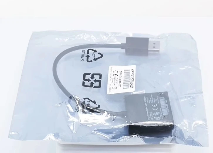 2PCS New For HP DP-DVI Female Adapter Cable Computer Host Graphics Card 752660-001/753744-001