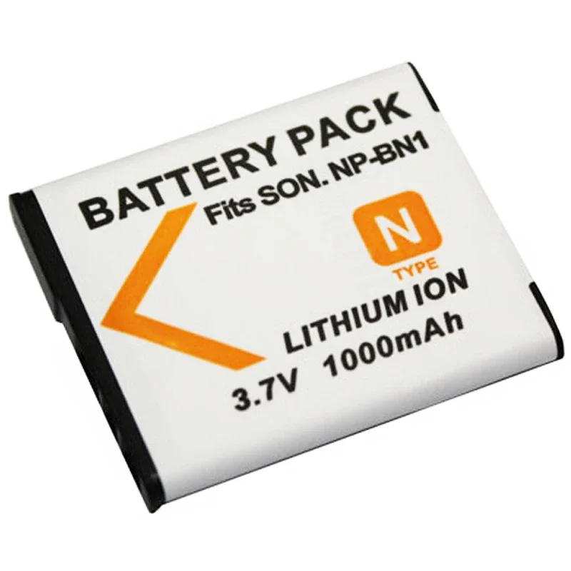 1000mAh NP-BN1 NP BN1 New Battery for Sony DSC-QX10 DSC-QX100 DSC-T99 DSC-T110 DSC-TF1 DSC-TX5 TX7 TX9 DSC-TX10 Camera
