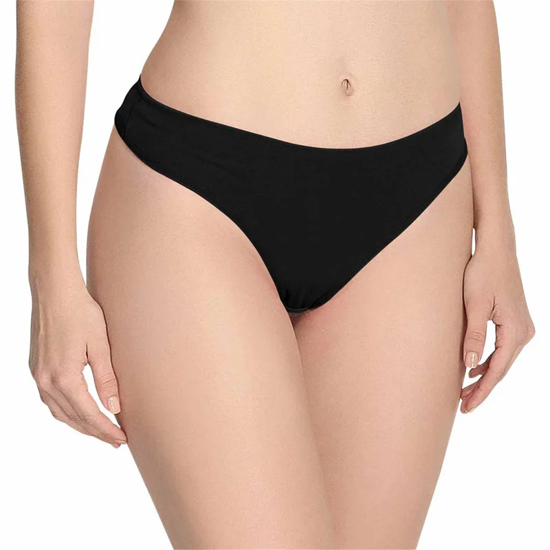 Customized logo Text Print Sexy Lady Girl Panties Women's Fashion Underwear Oversize Underpant Brief G-String Thongs for Female