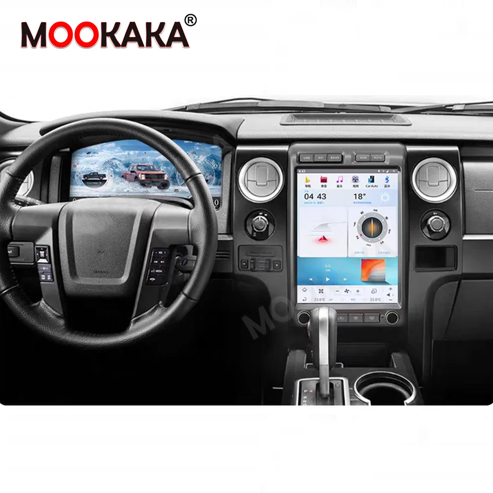 Car Digital Cluster For Ford F-150 Raptor F150 2009-2014 LCD Instrument Dashboard Speedometer Odometer Virtual Cockpit Head Unit