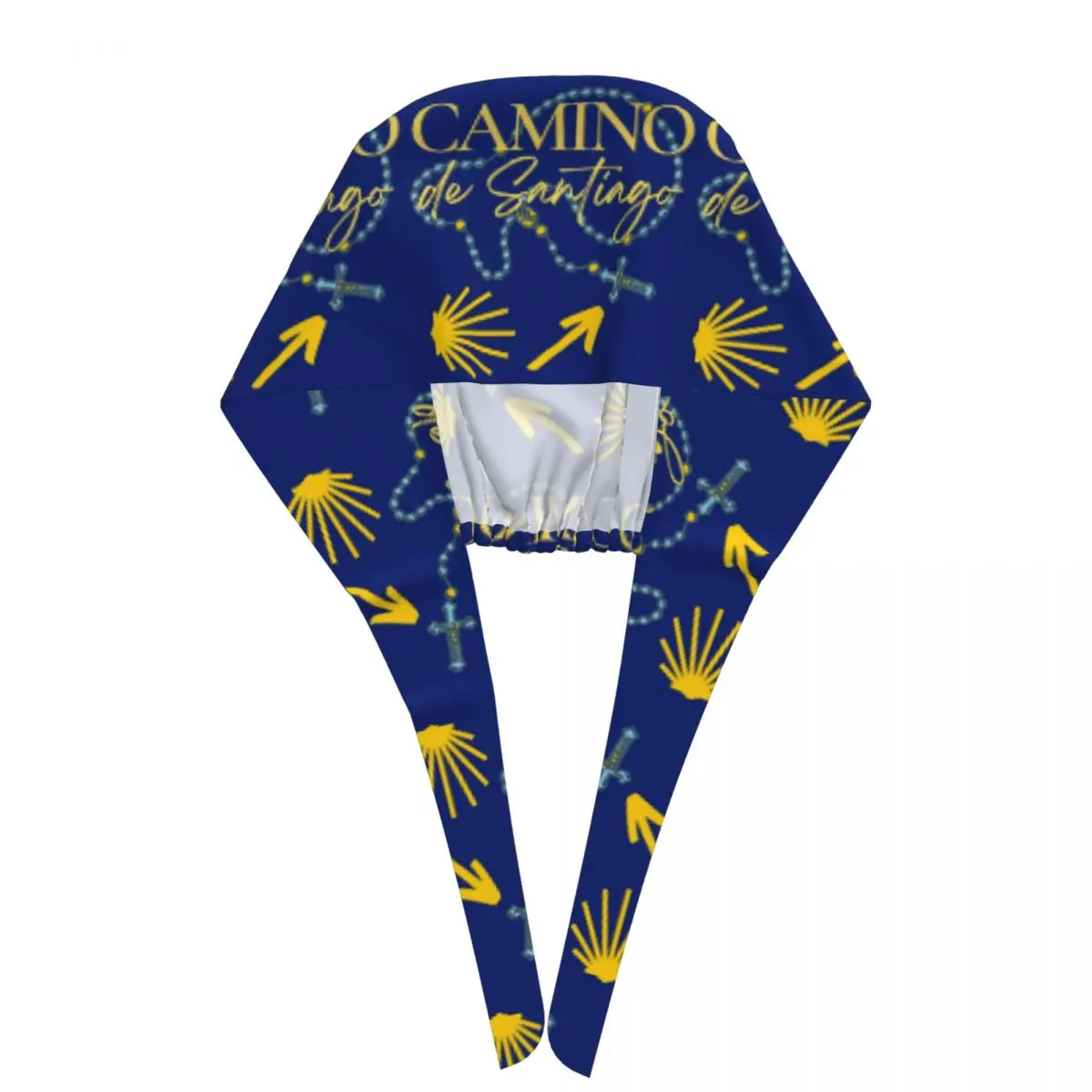 Camino De Santiago Spain Espana Scrub Hat Doctor Working Surgical Cap Men Women Adjustable Nursing Caps for Dentist