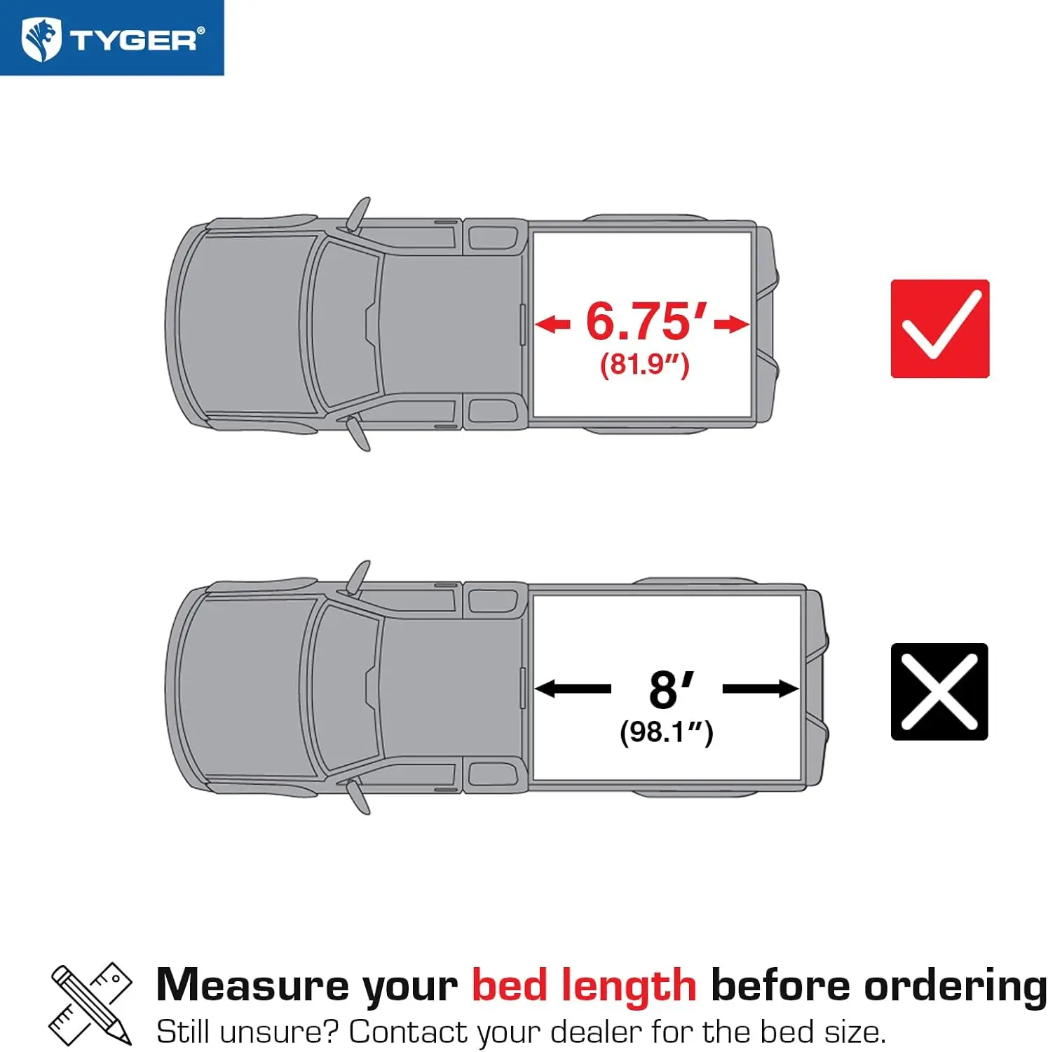 Versatile for Truck Hauling, Vinyl Material, Multiple Colors, Soft Roll-up Design for 2017-2026 Ford F-250 F-350 6.75' Bed