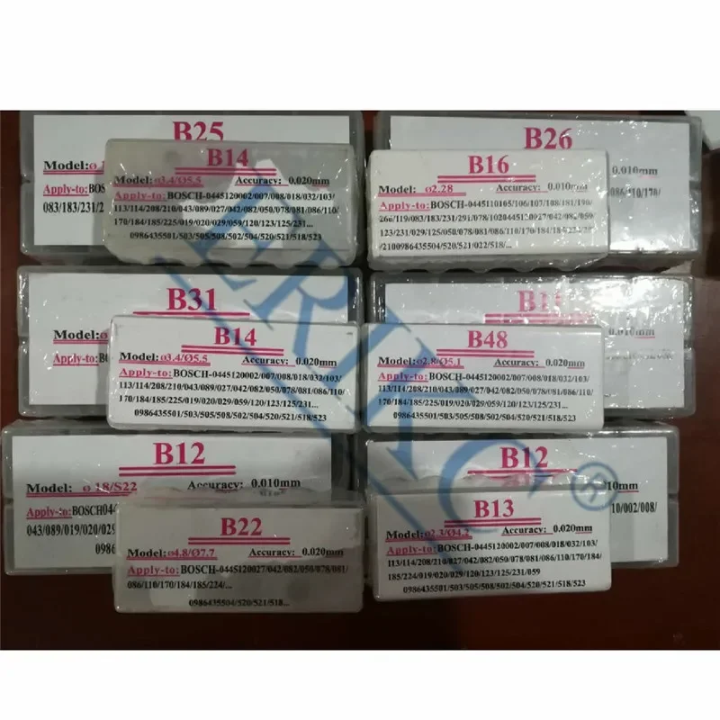 1000PCS Injector Adjust Shims B11 B12 B13 B14 B16 B22 B25 B26 B31 B48 Diesel Gasket Kit Washer B21 B23 B24 B27 For Bosch Denso