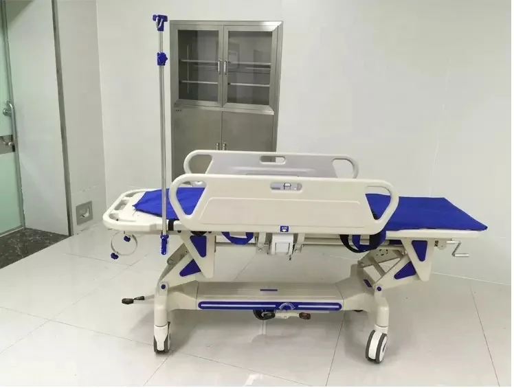 Emergency height adjustment manufacturer hospital furniture patient clinic transfer medical stretcher bed