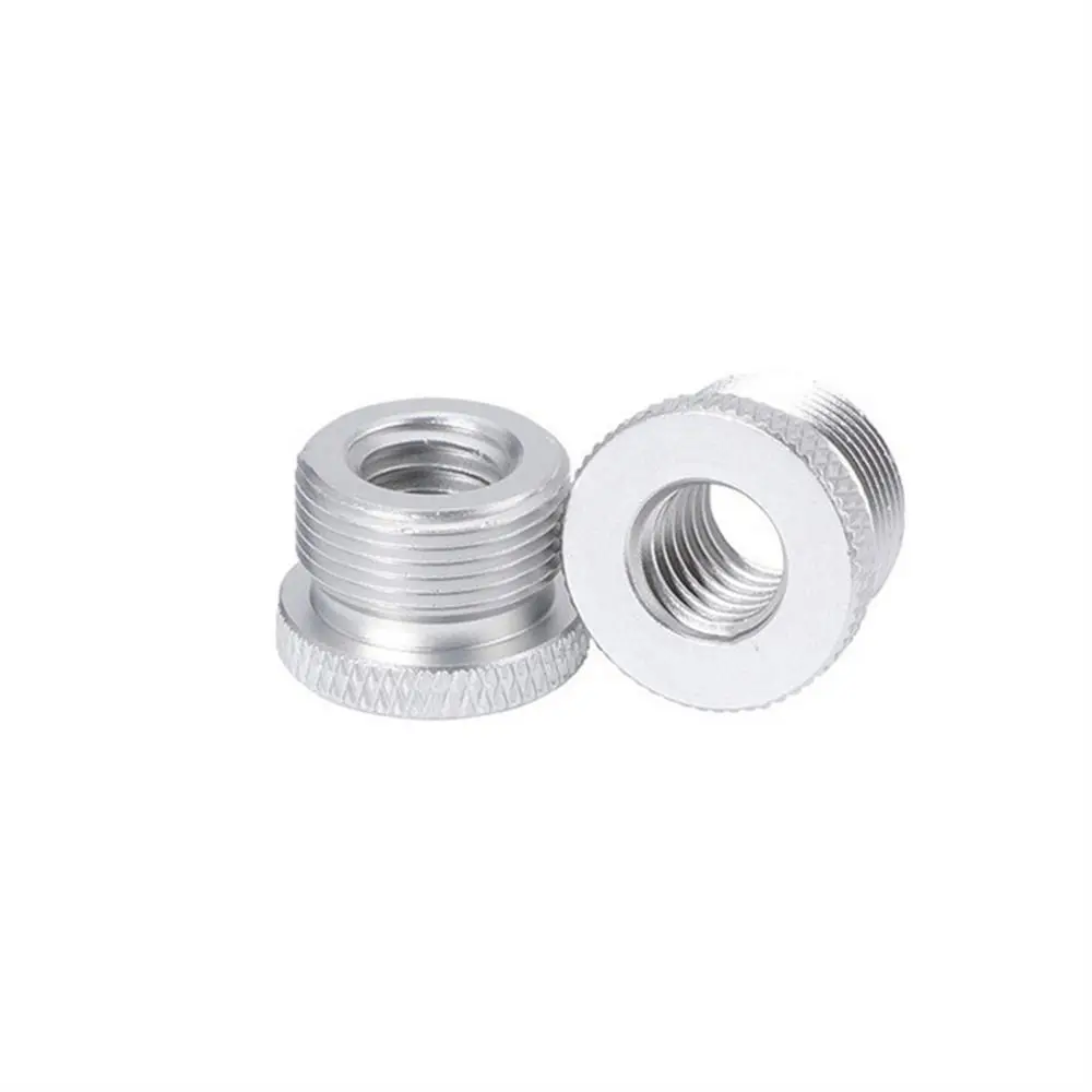 

5/8-27 to 1/4 3/8 Microphone Conversion Screws Female to Male Aluminum Alloy Mic Stand Adapter Screw Thread Fine Teeth