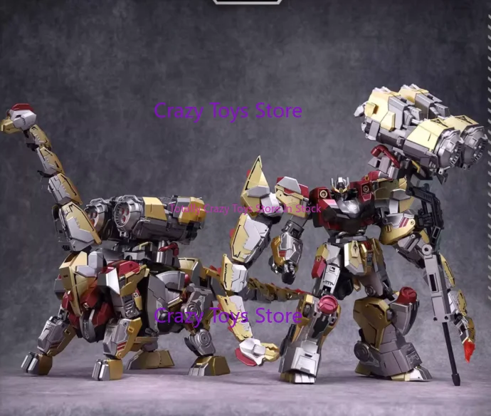 Na stanie CANG TOYS Transformacja CT-LONGYAN Ct Longyan Wulkan 6-w-1 Robot Transformujący się w Dinozaura Figurka Akcji. Kolekcja figurek