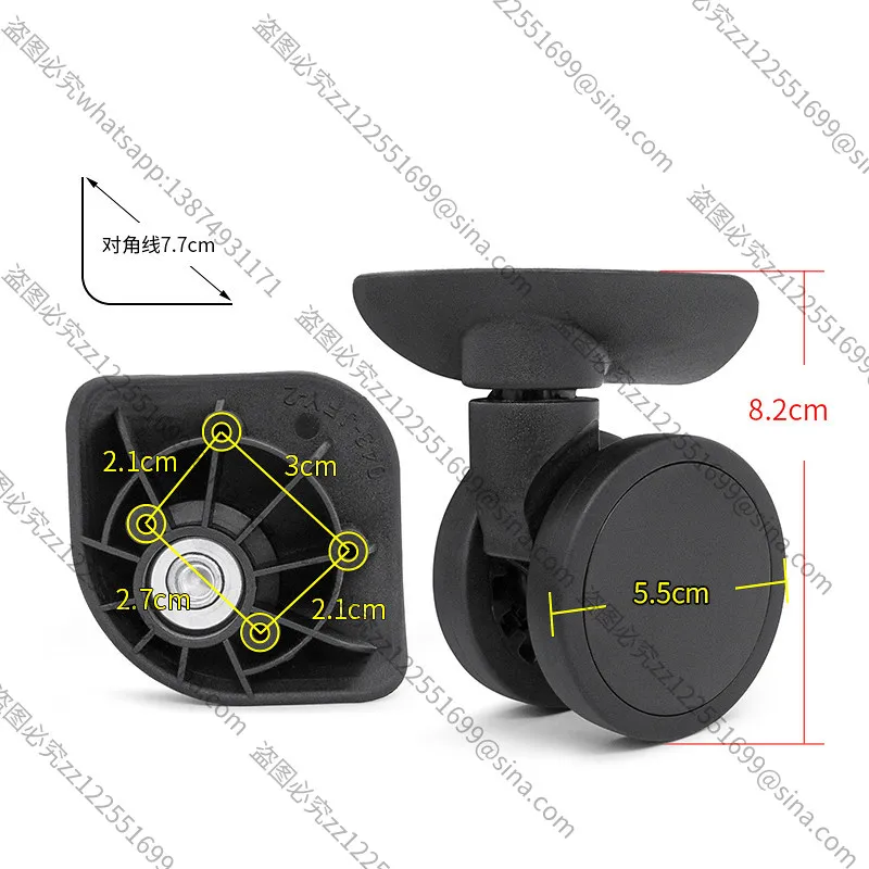 Suitable for Luggage Wheels Replacement Trolley Case Accessories 043-jfy