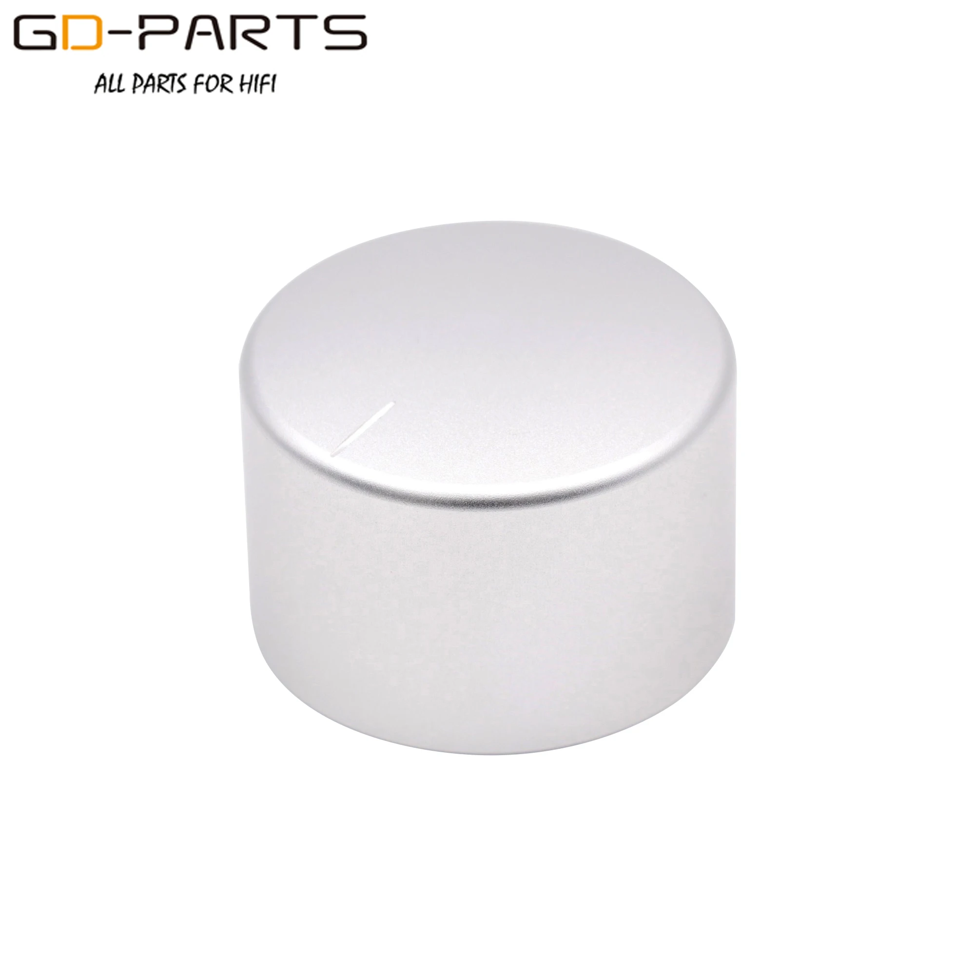 ปุ่มปรับระดับเสียงอลูมิเนียมแบบเต็มนิ้ว38-26มม. สำหรับ HIFI AMP DAC แผ่นเสียงการควบคุมเสียงปุ่มสวิตช์แบบหมุน