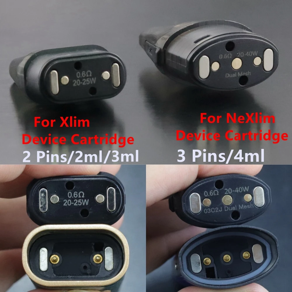 3/5/10/20 SZT. Xlim/NeXlim Pod 2/3/4ml Top Fill Xlim V2 Kartridże do OXVA  Xlim/NeXlim Serii, Pro, SE, SQ, GO, PRO2