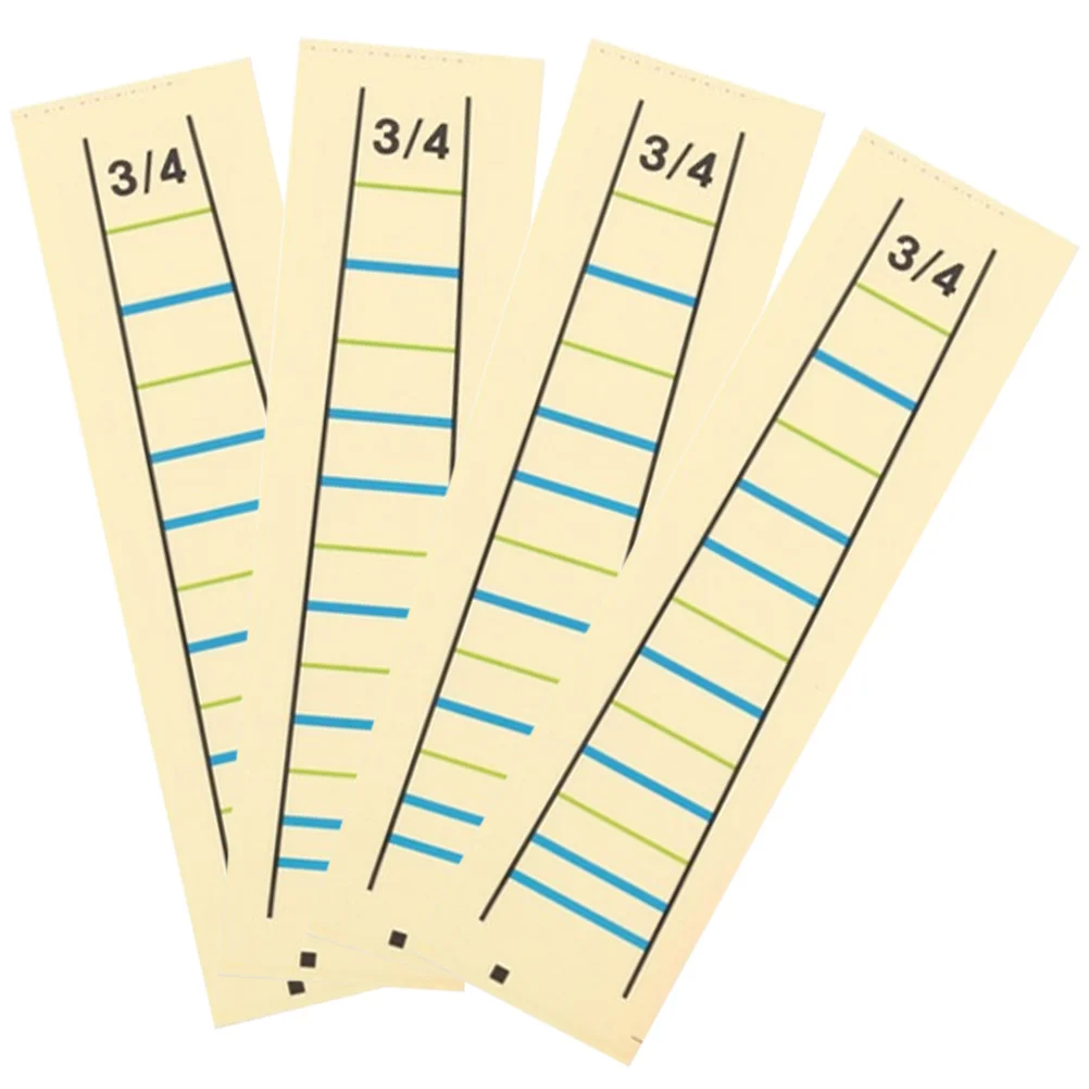 

4Pcs Finger Position Stickers Violin Fingerboard Indicators Removable Practice Scale Stickers for Beginner Violin Learning