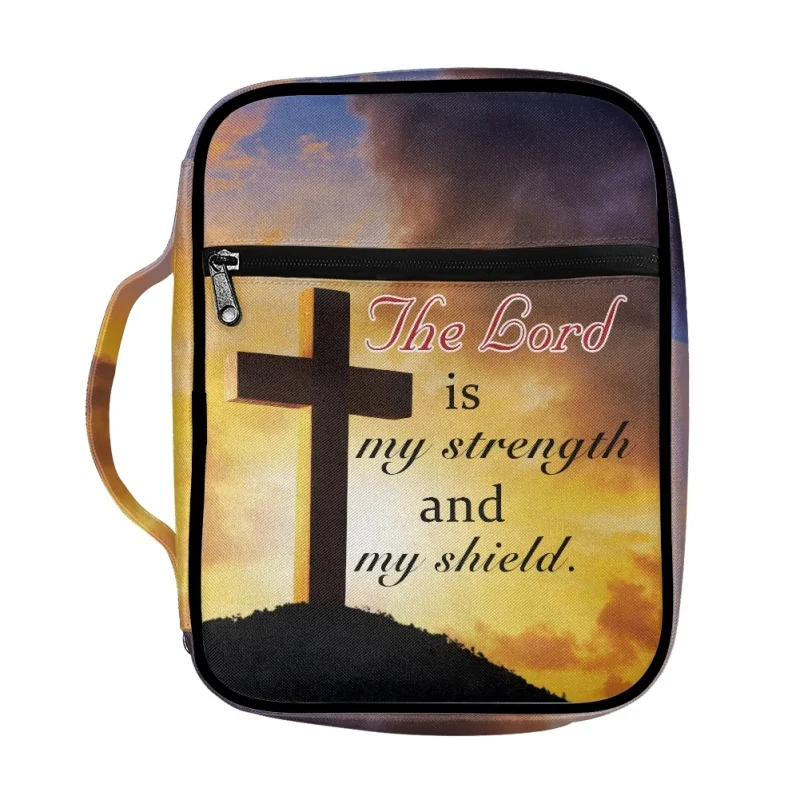 1pcs Large Personalized Women's Bible Bag With Bookmarks Portable Bible Carrying Case For Girls As A Catholic Christian Gift