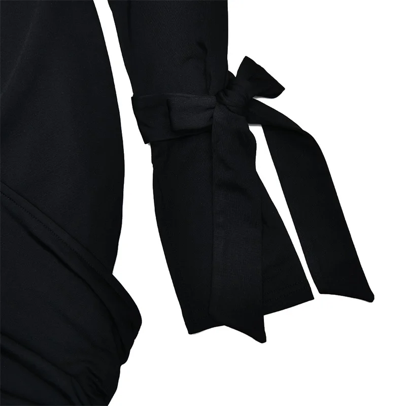 Vestido de noche Sexy de terciopelo negro con abertura alta, vestido elegante de malla sin espalda, vestido de fiesta con hombros descubiertos a la moda ​   2025 más nuevo en stock