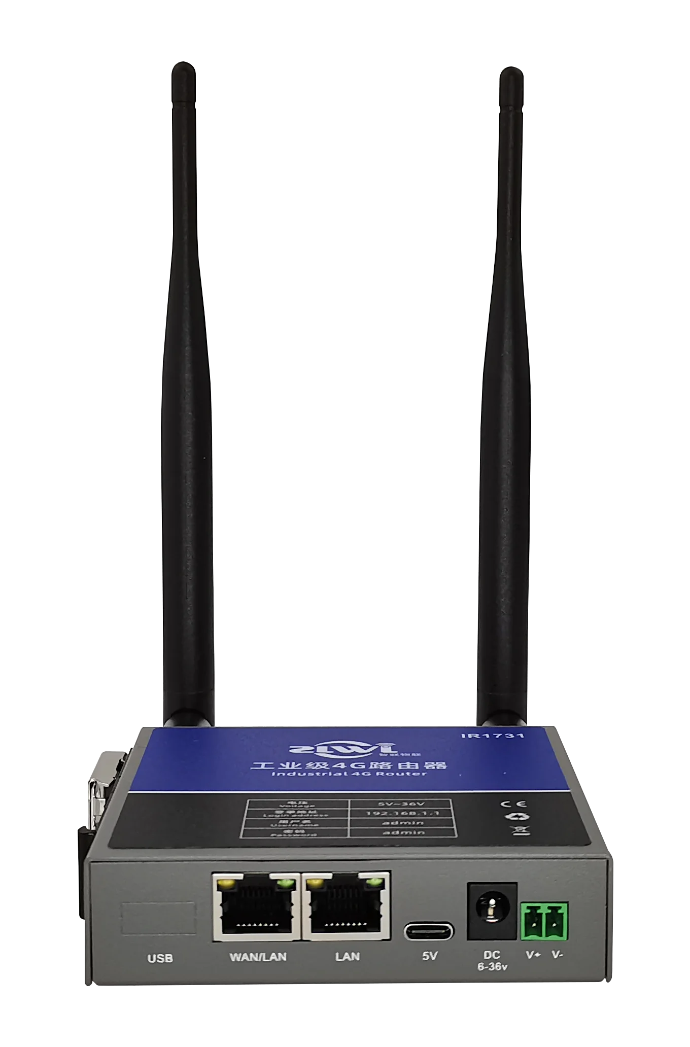 Roteador Wi-Fi sem fio com slot para cartão SIM, Roteador VPN, Econômico e Industrial, LTE, 4G, IOT, IR1000