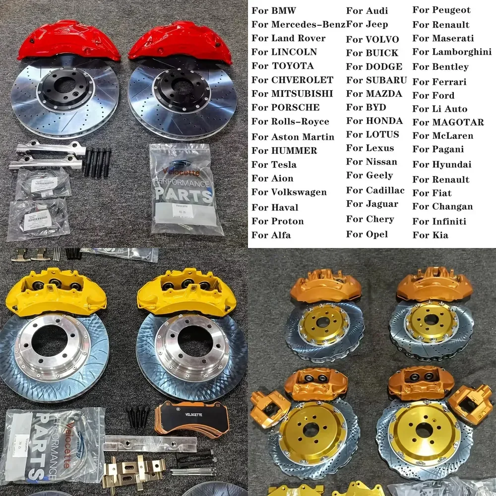

New Factory Big Aluminum Racing Brake Caliper Kit 10 Piston Auto System 10n Rs6 C7 for Macan Cayenne Panamera for