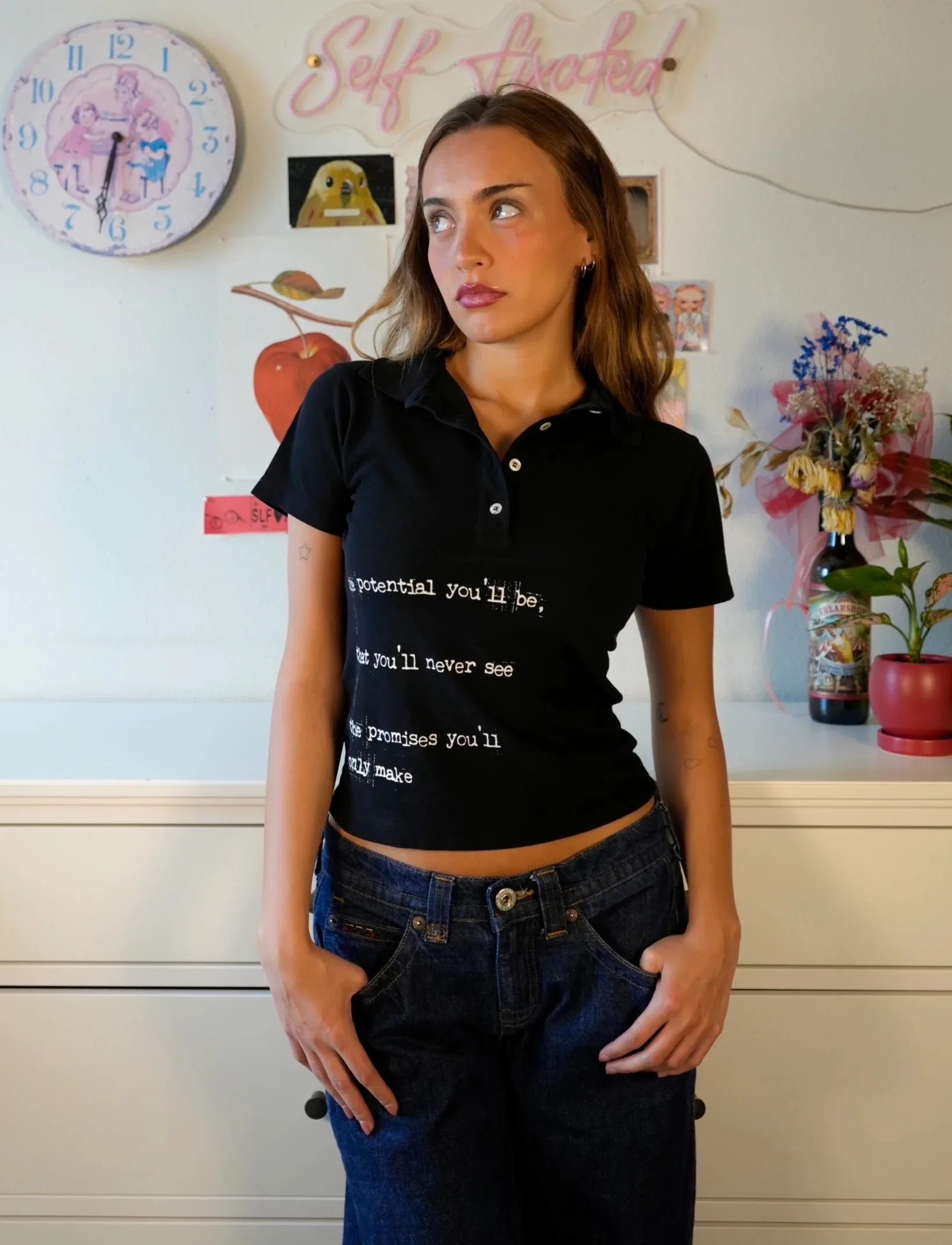 Aesthetic Spider Graphic Tops Y2k Style Crop Y2k Short Sleeve Tee Vintage Baby Tees Women Clothes Tops