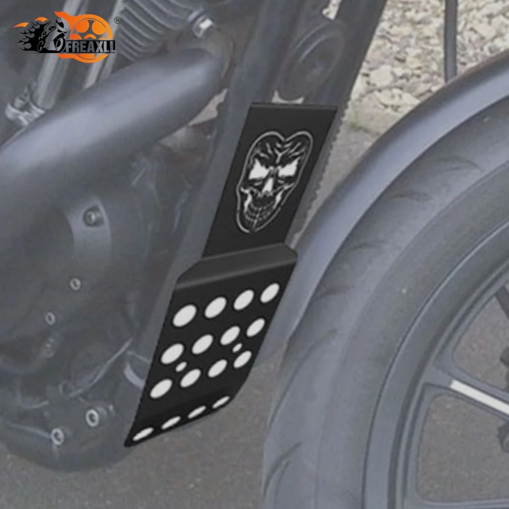 

Motorcycle Front Engine Guard Protector Lower Chin Fairing Spoiler Cover For Sportster Iron XL 883 1200 48 72 XL883 XL1200