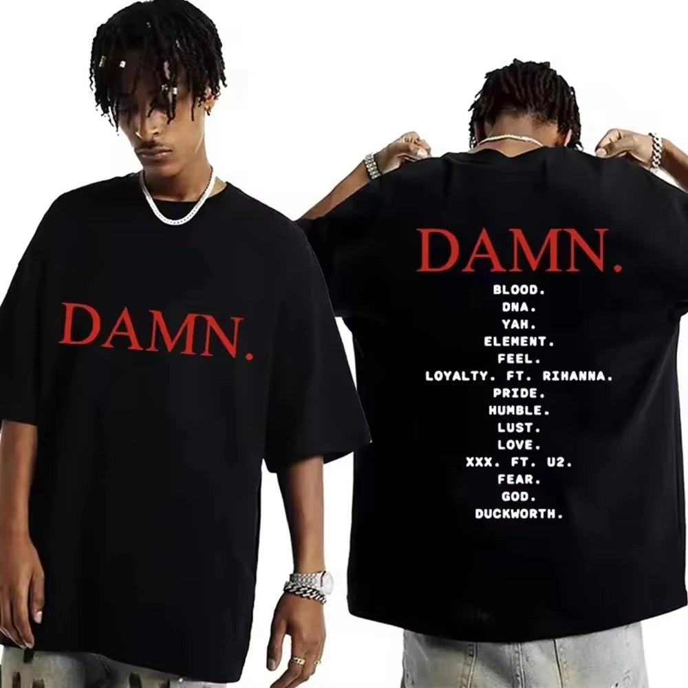 Rapper Kendrick Lamar Good Kid Tee Shirt Homme New in Top Men Clothing Short Sleeve Round Neck Printing Pullover T-Shirt 50479