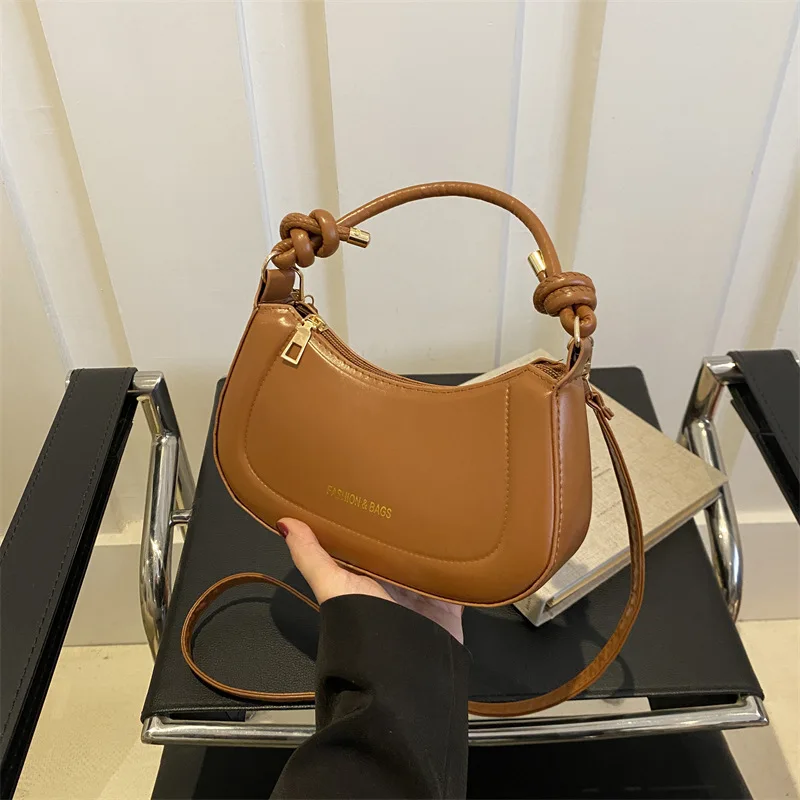 Niche Handbag Women's New Trendy One Shoulder Crossbody Versatile Ins Saddle Bag exquisite Simplicity Small and dainty