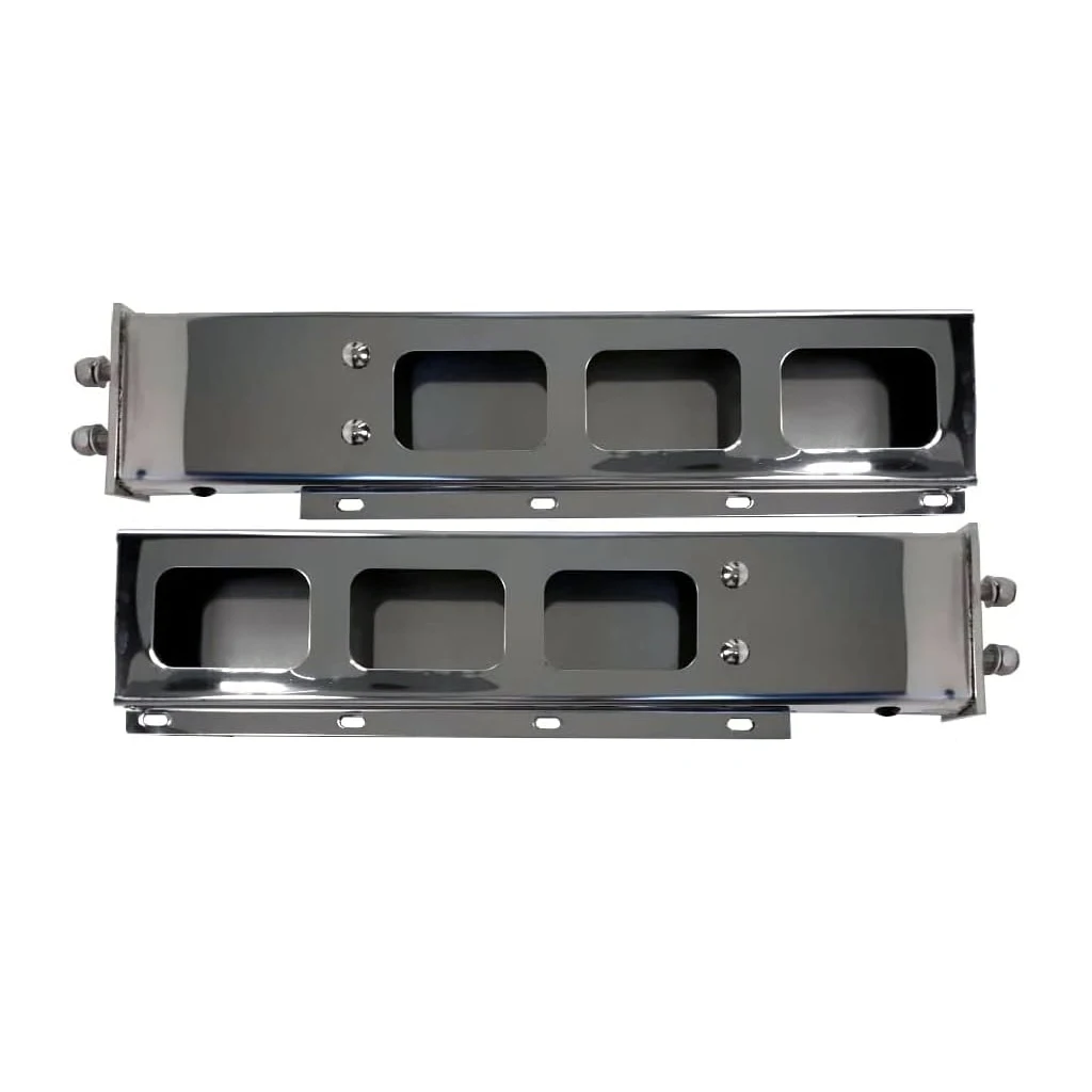 

304SS Mud Flap Hanger Light Bar With Rectangular Light Holes For America Semi Truck