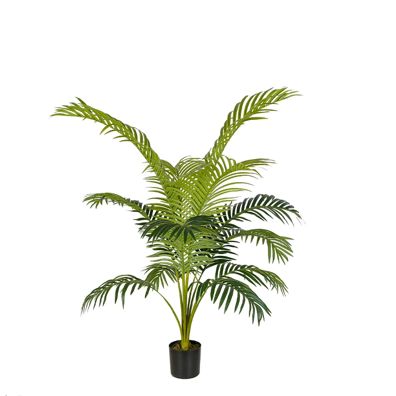 

Home Decor Artificial Plants Artifical Palm Tree with 12pcs Leaves Decorative Potted Plants Artificial Tree 120cm Height