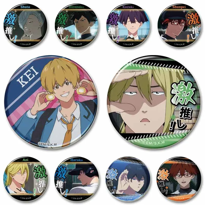 

Sports Anime Oblivion Battery Lapel Pins Cartoon Role Playing Brooch for Backpack Hat Jewelry Accessories Round Badge Toys Gifts