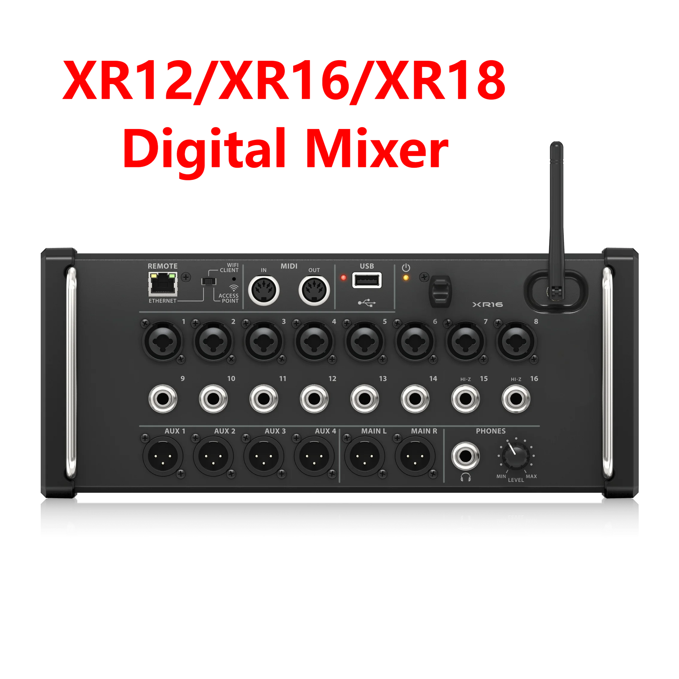 AIR XR18  Digital Mixer Studio Recording Console 12/18-Channel Digital Mixer Console DSP Wifi Digital Table Audio