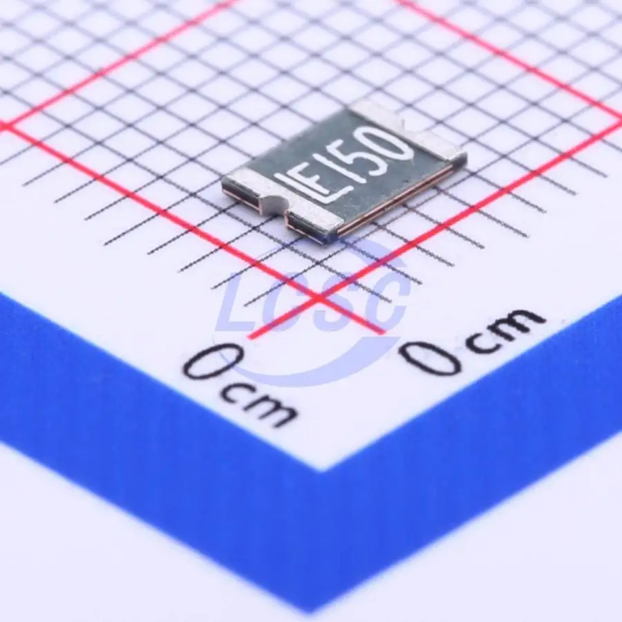 20-100 قطعة/الوحدة الأصلي 1812L150ZR علامة رمز 150 بوليمريك PTC إعادة تعيين الصمامات 8 فولت 1.25A Ih SMD 1812 4532 متري مقعر