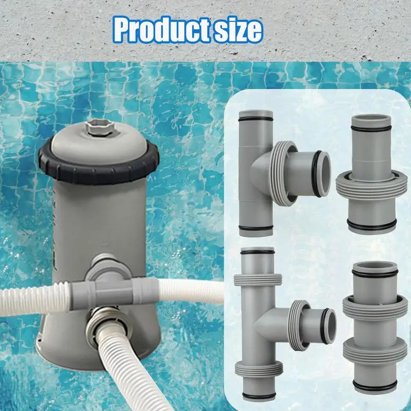 

Pool Plunger Valves Shut Off Valves Pool Accessory Attachment Easy Connection Pool Pump Hose Pool Filter Pump Hose Adapter