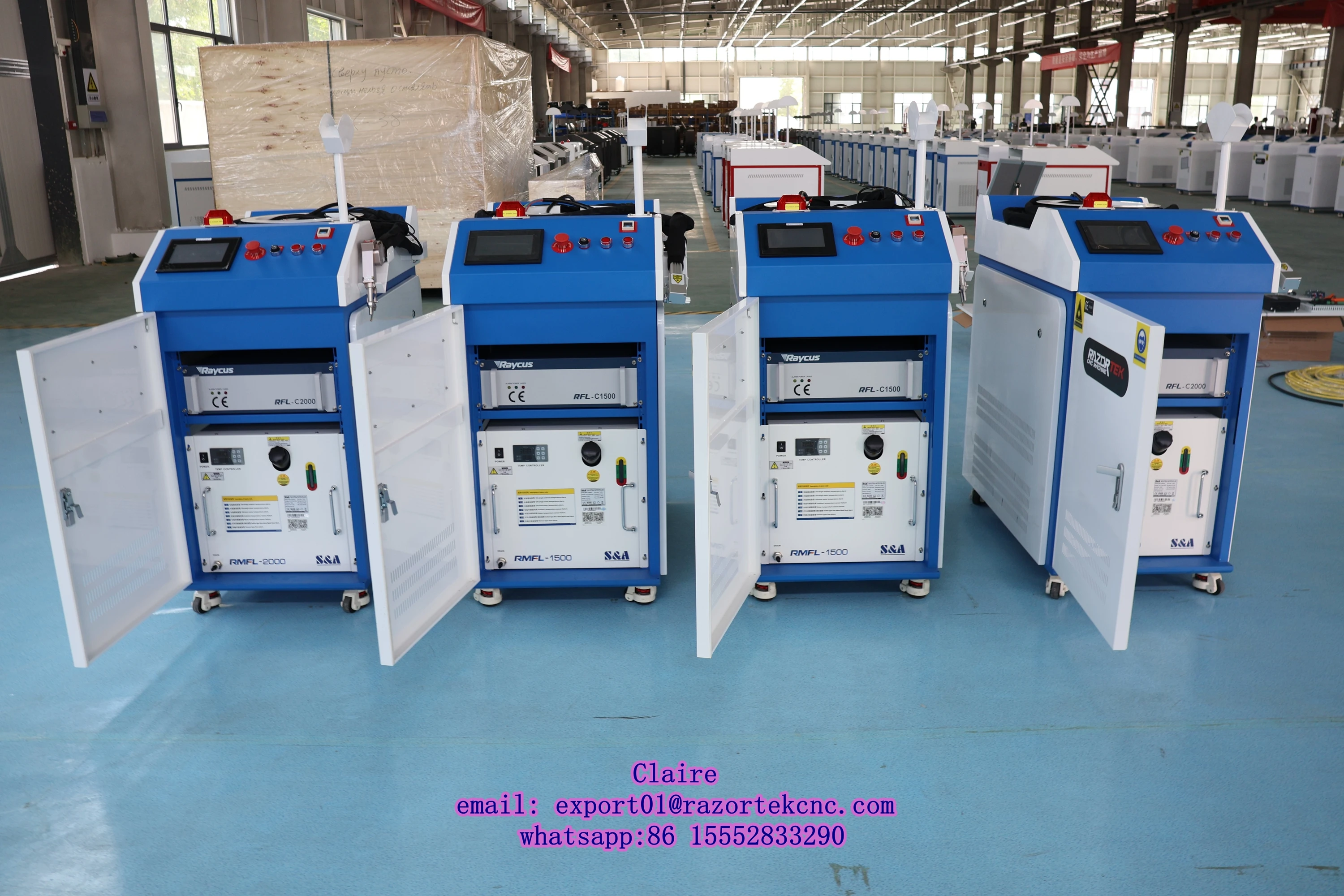 1500W 4 in 1 Mini Water Cooled Laser Welder Strong Cutting Welding Cleaning Fiber Laser Welding Machine Water Cool LASER MACHIN
