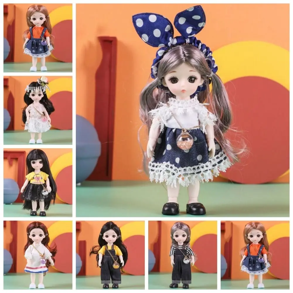 

Игрушка «сделай сам» с одеждой Куклы BJD 13 подвижных суставов Одевание Имитация петли для глаз Кукла 3D Эмаль для глаз Съемные суставы Кукла Детская игрушка