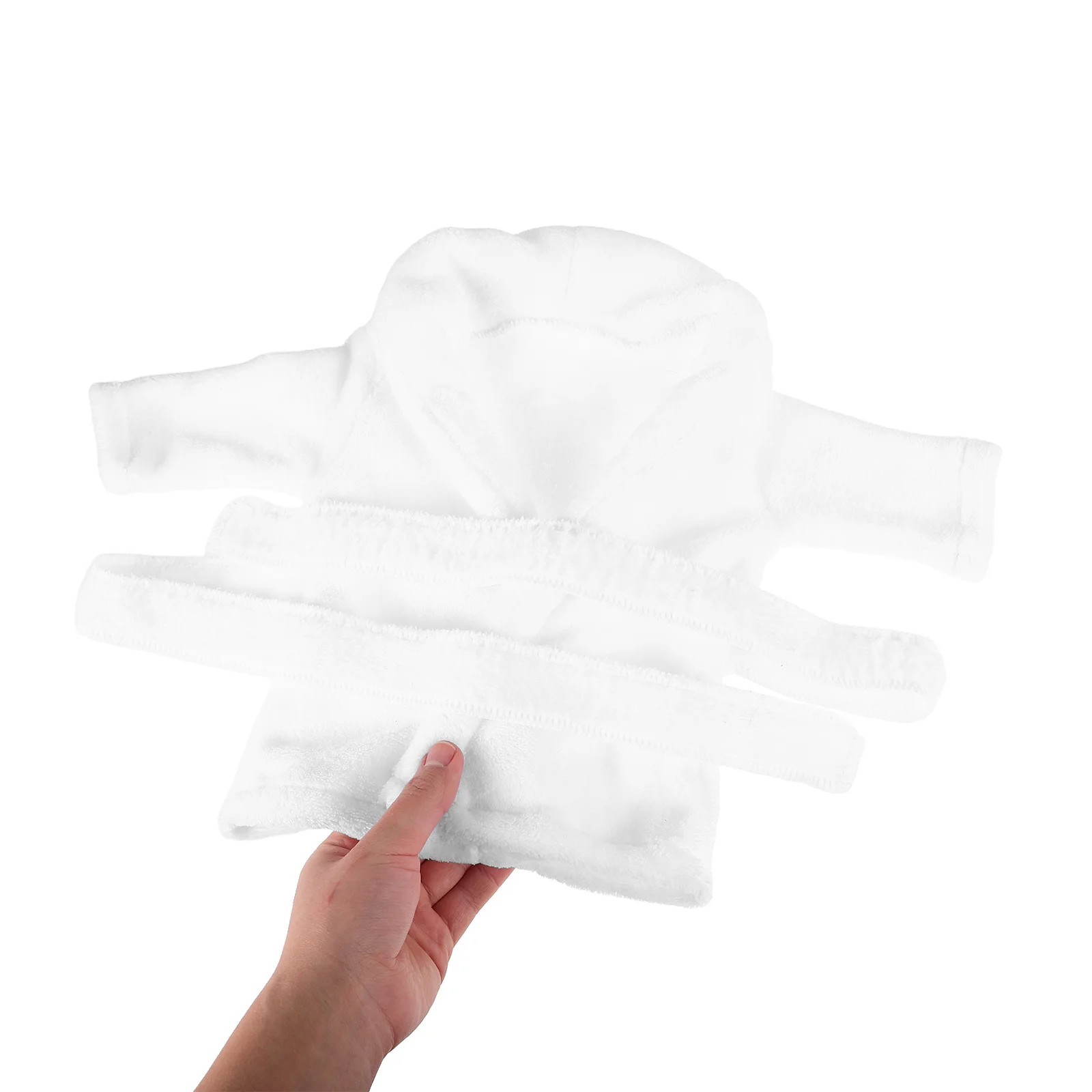 

Coral Fleece Baby Bathrobe Newborn Photography Outfits Girls Soft Velvet Robe Thick Material Photoshoot Props Comfortable