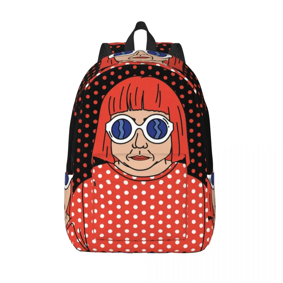 

Yayoi Kusama аниме для мужчин и женщин, студенческие школьные сумки для книг, эстетический холщовый рюкзак в горошек, рюкзак для начальной школы, колледжа на открытом воздухе