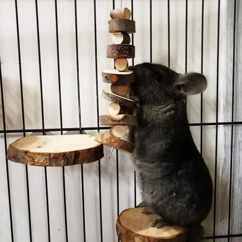 1 pc stile casuale Pet masticare giocattolo legno di mela spiedini molari giocattoli da masticare per piccoli animali criceto coniglio uccello cavie cincillà