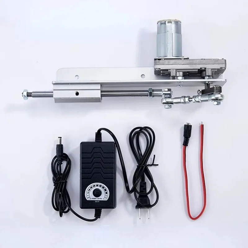 Reciprocating Cycle Telescopic Linear Actuator, Gear Drive DIY Linear Actuator Motor with Controller for Industrial DIY Equipmen