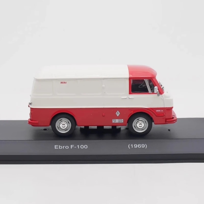 IXO ダイキャスト 1:43 スケール Ebro F-100 1969 広告車両合金車モデル完成品シミュレーションおもちゃ静的モデルディスプレイ