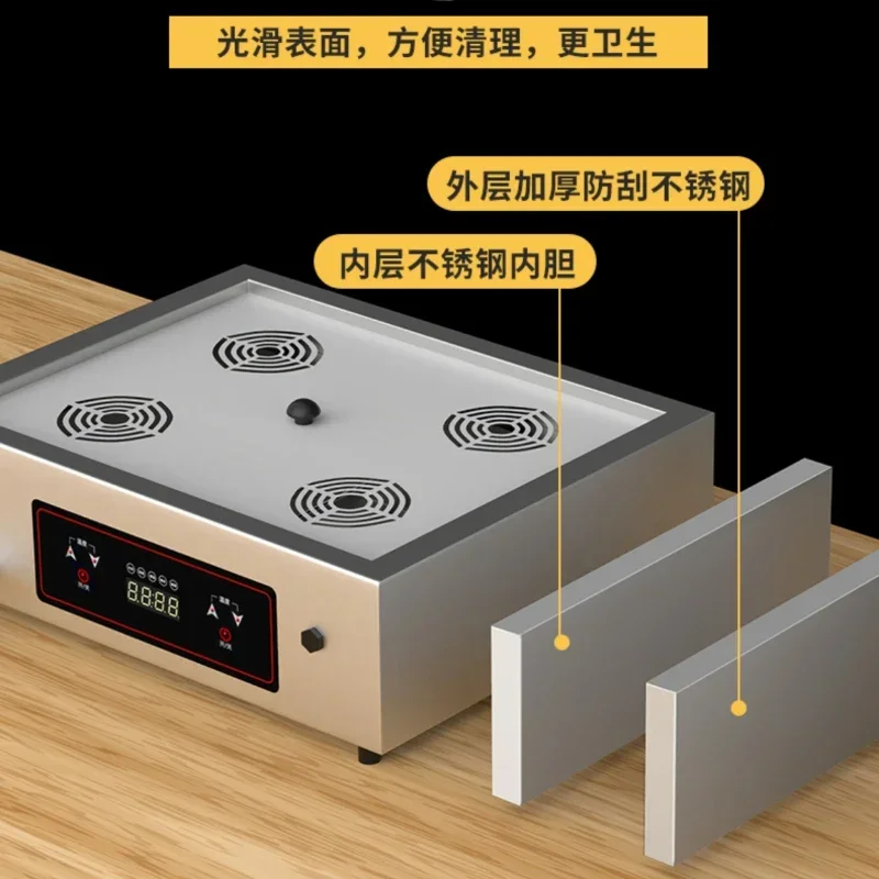 インテリジェントスチーマー商業水不足停電デスクトップ電気スチーマー小型ケージ餃子スチーマー Vevor Küche